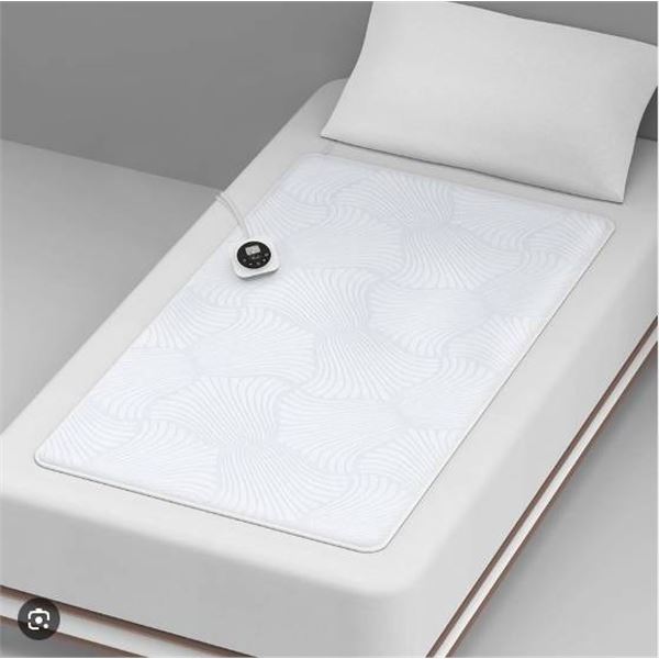 Reaks Mini Twin Size Heated Mattress Pad with 12 Heat Settings