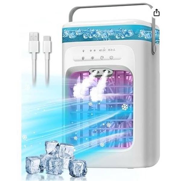 Portable Air Conditioner F35 with 3-Speed Cooling and 1000ml Tank