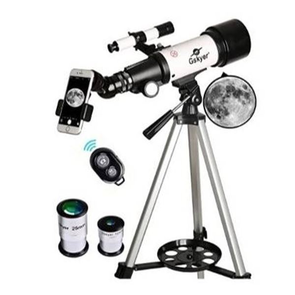 Gskyer Telescope with 70mm Aperture and 400mm AZ Mount Astronomical Refracting Lens