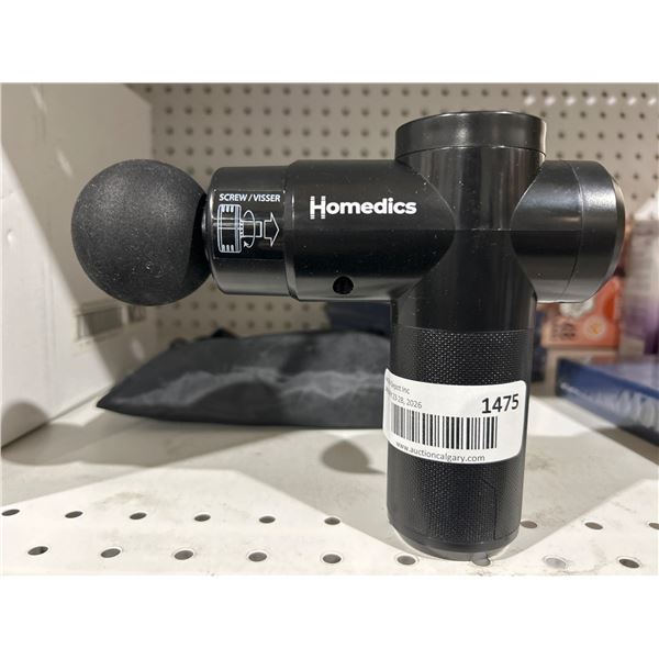 Homedics Compact Hot & Cold Percussion Massager with Attachments