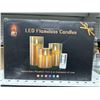 Image 2 : LED Flameless Candles Set with Remote Control and Multi-Color Options
