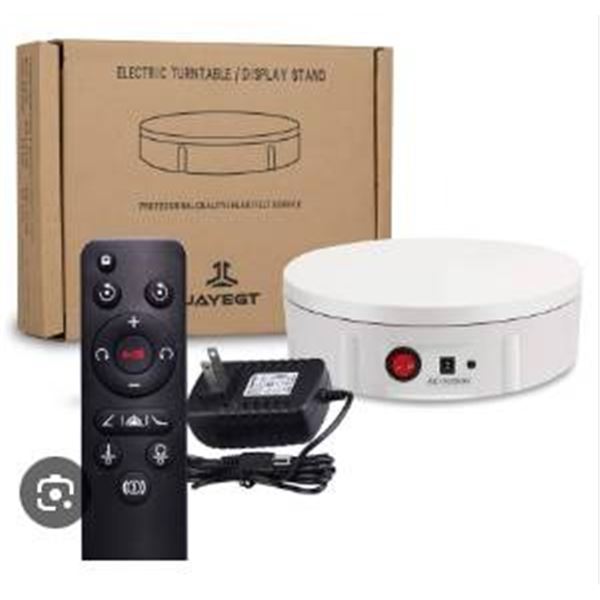 Electric Turntable Display Stand with Remote Control and Fixed Speed