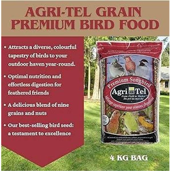 Agri-Trail Premium Bird Seed for Wild Birds, 15 kg (33.07 lb)