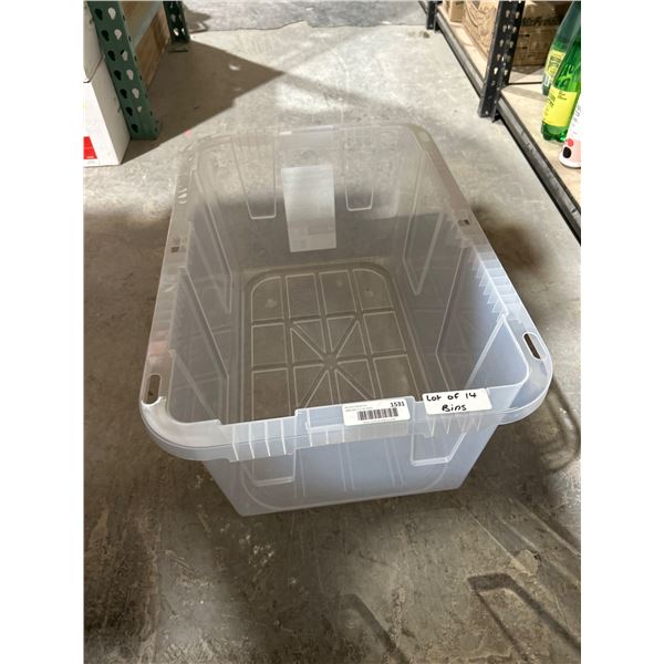 14 GreenMade Professional Grade 17-Gallon Storage Bins-NO LIDS