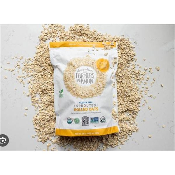 One Degree Organic Foods Sprouted Rolled Oats – 1.7 kg Gluten-Free
