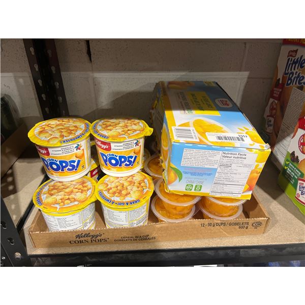 Kellogg’s Corn Pops Cups and Fruit Cups