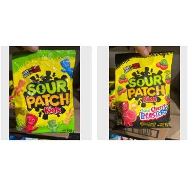 Assorted Sour Patch Kids Candies, 19x150g