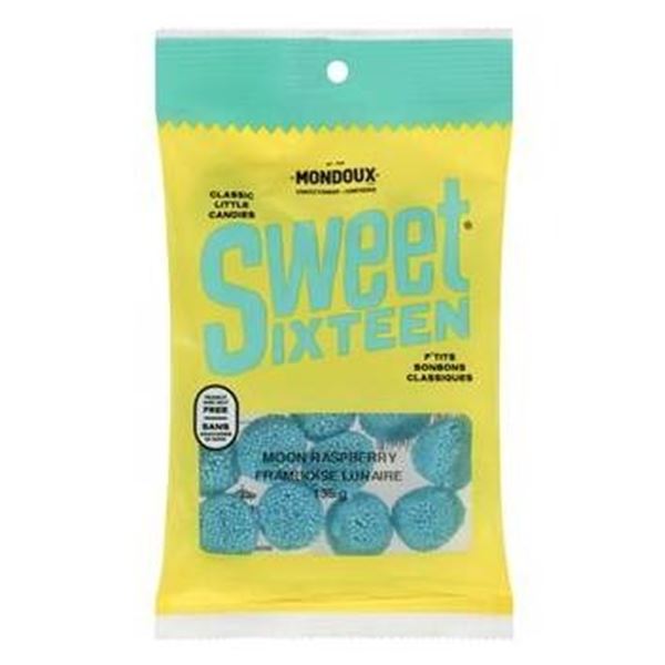 Mondoux Sweet Sixteen Moon Raspberry Candies, 6 x 135 g