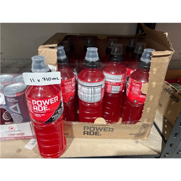 Powerade Fruit Punch Electrolyte Drink 11 x 710mL Bottles