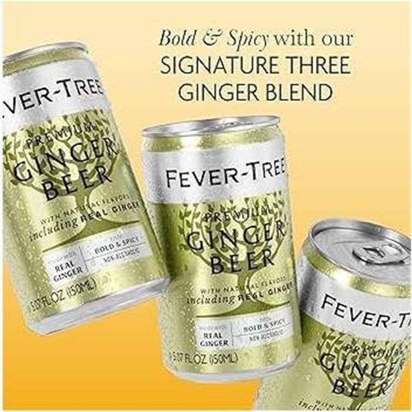 Fever-Tree Premium Ginger Beer, 24 x 250 mL Cans