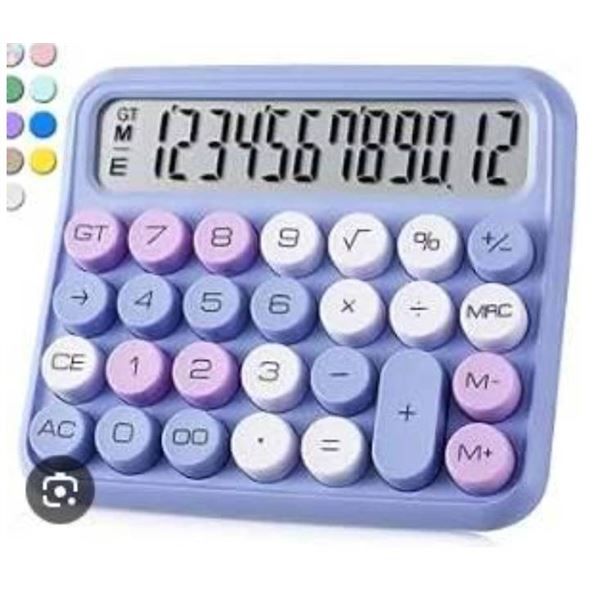 JPJSQ-Zihunse Electronic Calculator with Solar and AAA Battery Power