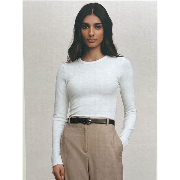 Banana Republic 2-Pack Long Sleeve Rib T-Shirts, S/P Size