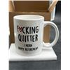 Image 1 : White Ceramic Retirement Mug With Humorous Text Design