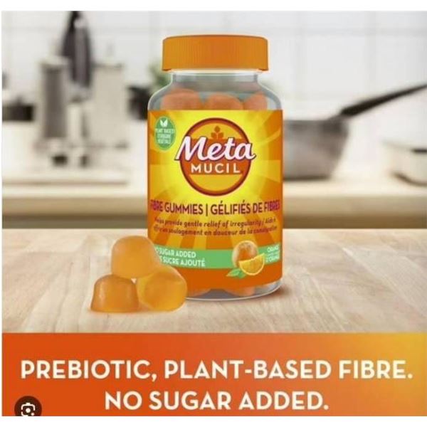 Metamucil Fibre Gummies, No Sugar Added, 72 Gummies