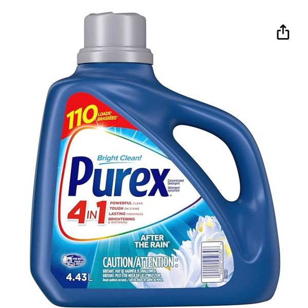 Purex 4in1 Concentrated Liquid Detergent ‘After the Rain’ 4.43 L