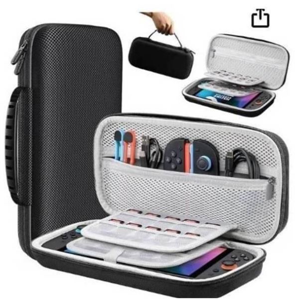LmCPA Carrying Case for Switch 2, Black **Accessories Not Included**