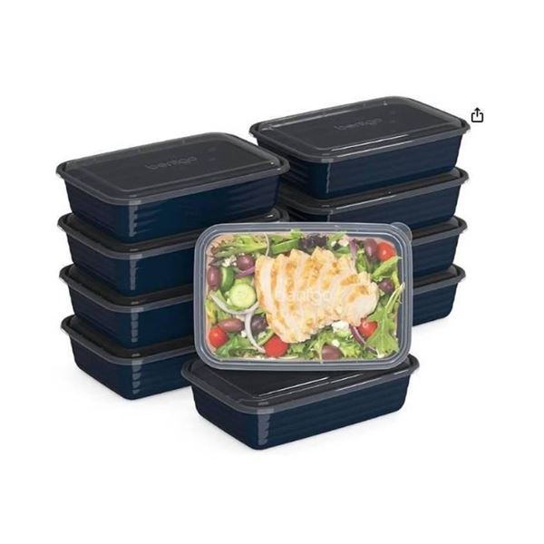 Bentgo Prep 1-Compartment Container 20-Piece Set for Meal Prep