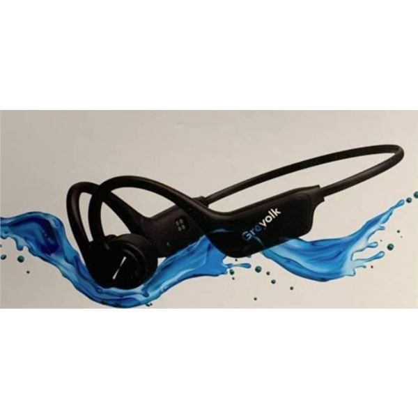 Greyolk Bone Conduction Headphones with IP68 Waterproof Technology