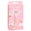 Image 1 : Gillette Venus Comfortglide White Tea Razor with 2 Cartridges