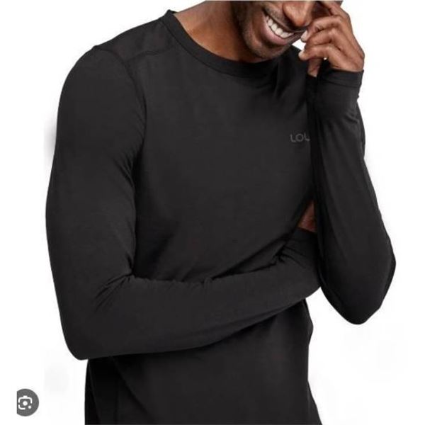 Lole Men’s Merino Baselayer Top, Blue, Size XXL