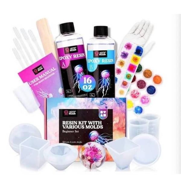 Let’S Resin 16oz Resin Molds Kit for Beginner Resin Casting