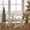 Image 1 : 6-Piece Deer Family With Trees Decorative Set