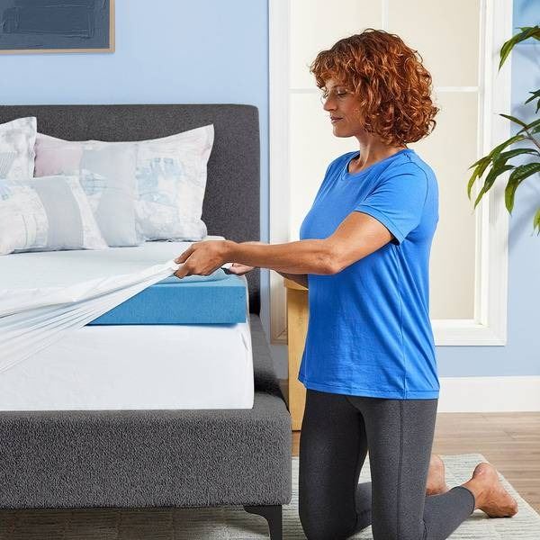 Novaform Soothing Cool Plus Gel Memory Foam King Mattress Topper