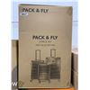 Image 2 : Pack & Fly 3-Piece Luggage Set Navy Blue Edition