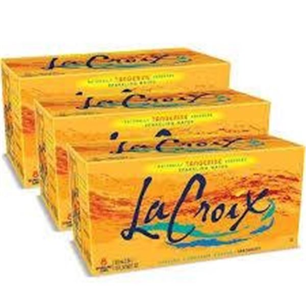 LaCroix Peach Pear Sparkling Water Beverage 24 Cans