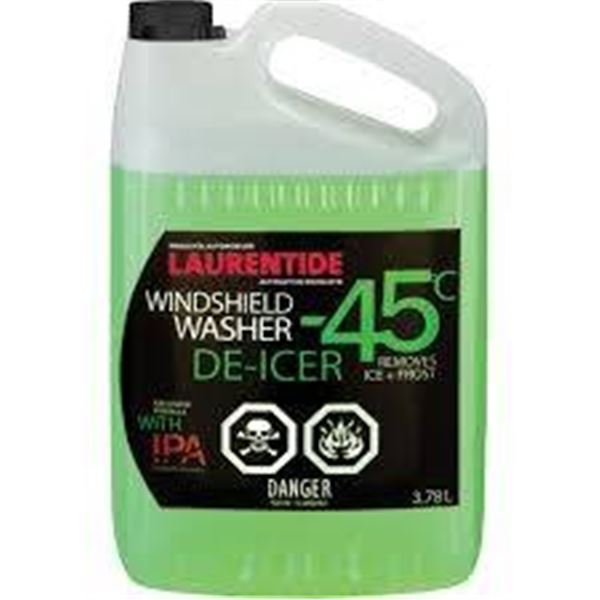 Laurentide Windshield Washer and De-Icer -45C, 4 x 3.78L