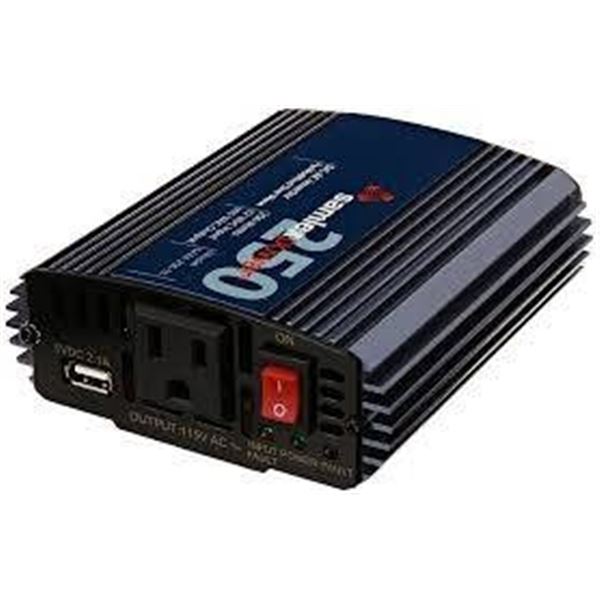 Lot of 2 Samlex Explorer 250-Watt Power Inverter for 12V Battery