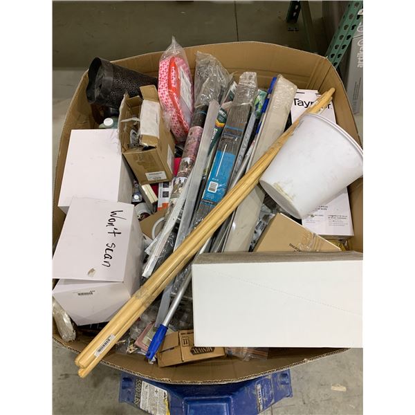 Lot of Miscellaneous Items Including Hardware and Household Items