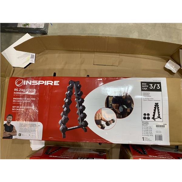 Inspire Fitness 373 Dumbbell Rack for Gym Equipment Storage 3 of 3