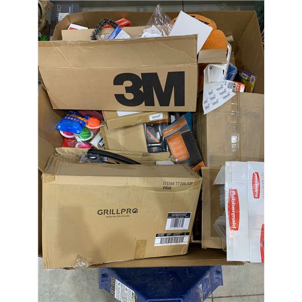 Bulk Lot of Household Items and Grill Accessories