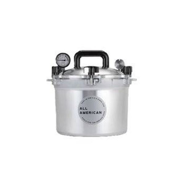 All American Model 910 Heavy Cast Aluminum Pressure Canner/ Cooker, 10.5 Quart
