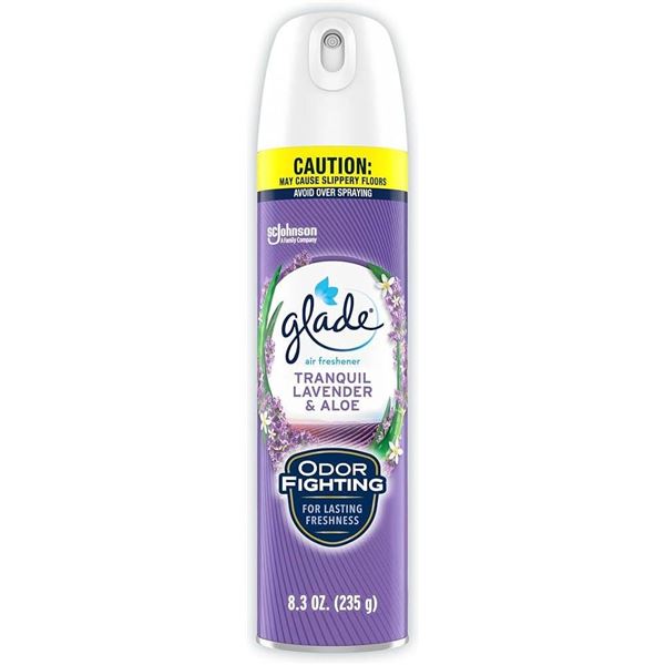 Glade Tranquil Lavender and Aloe Air Freshener 6 x 235g