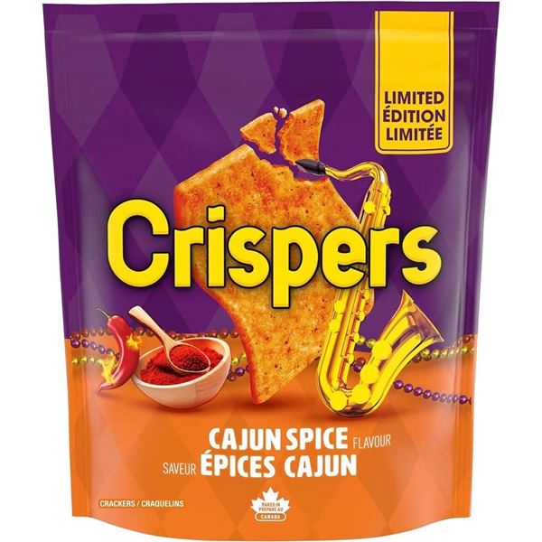 Crispers Limited Edition Cajun Spice Flavor Snack 12 x 145g