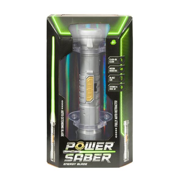 Power Saber Energy Blade with Flash-on Clash and Motion Sound Effects