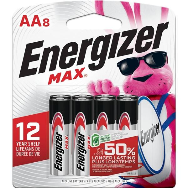 Energizer AA8 Batteries 3 x 8 Packs