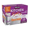 Image 1 : Kirkland Signature 13-Gallon Kitchen Bags with Drawstring, 200 Count