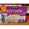 Image 2 : Kirkland Signature 13-Gallon Kitchen Bags with Drawstring, 200 Count