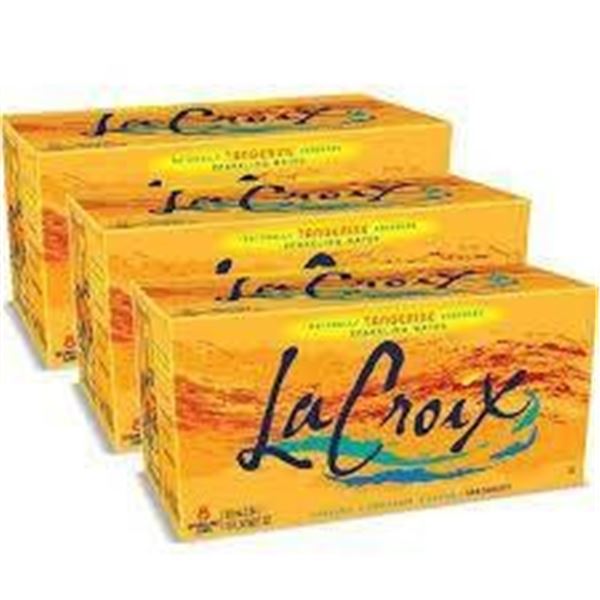 LaCroix Peach Pear Sparkling Water Beverage 24 Cans