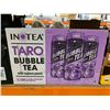 Image 2 : Inotea Taro Bubble Tea With Tapioca Pearls 12 Cans