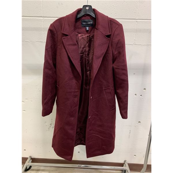 Vince Camuto Women’s Burgundy Coat, XL Size