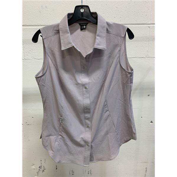 Eddie Bauer Women’s Sleeveless Button-Up Shirt, Size Medium