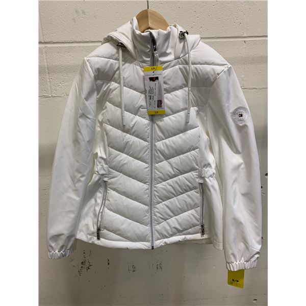 Tommy Hilfiger Women’s Quilted Jacket in White, Size S/P