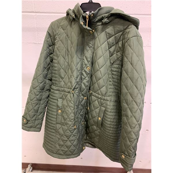 Weatherproof Quilted Jacket in Green XL Tall