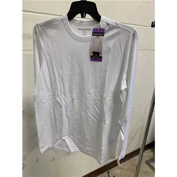Rough Dress XS Long Sleeve T-Shirt in White