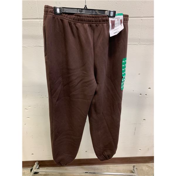 Lazypants XL/TG Brown Sweatpants with 30-Inch Inseam