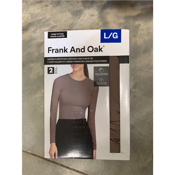 Frank And Oak Long Sleeve Top 2-Pack in Size L/G